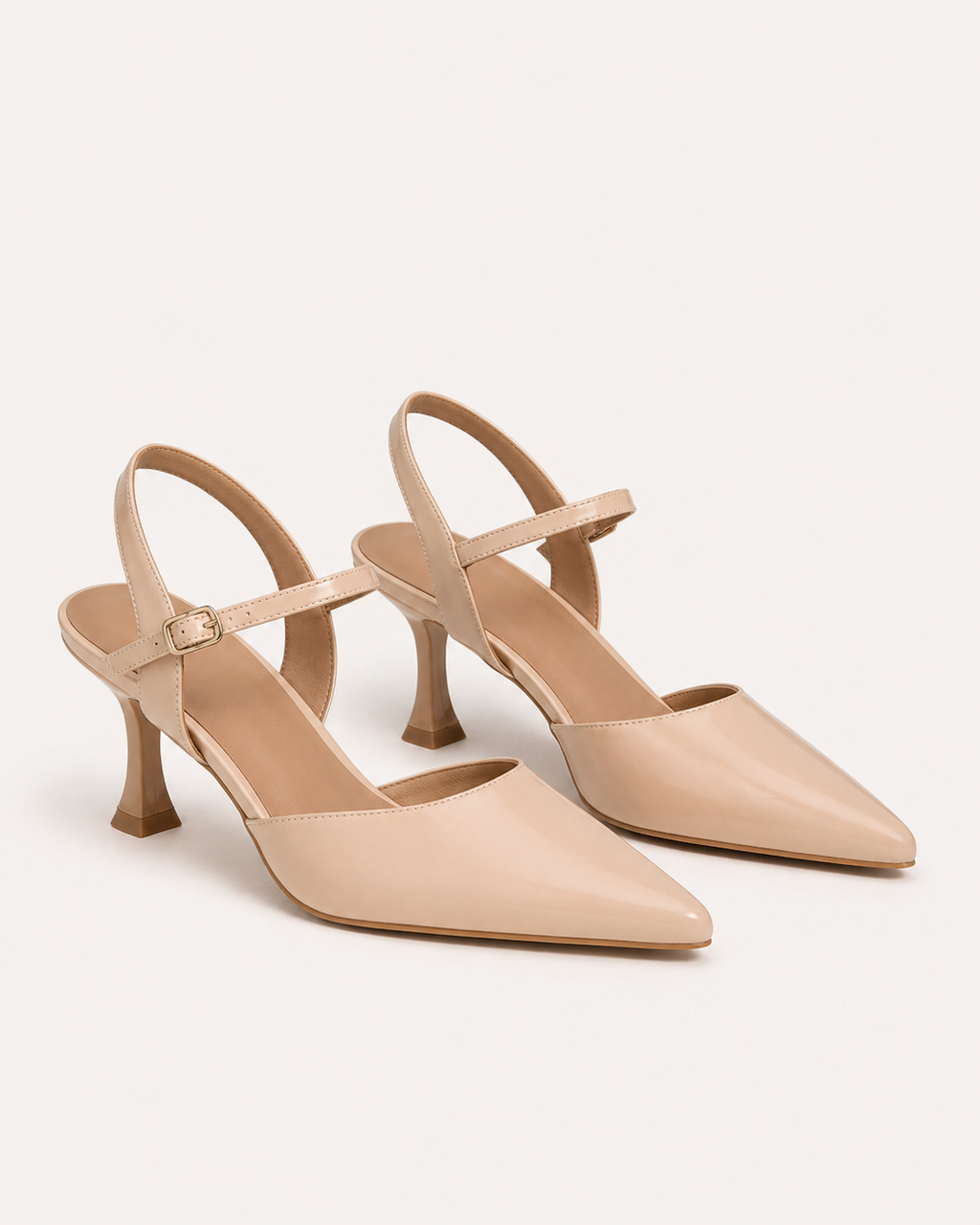 Décolleté Slingback a Punta con Cinturino