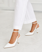 Décolleté Slingback a Punta con Cinturino