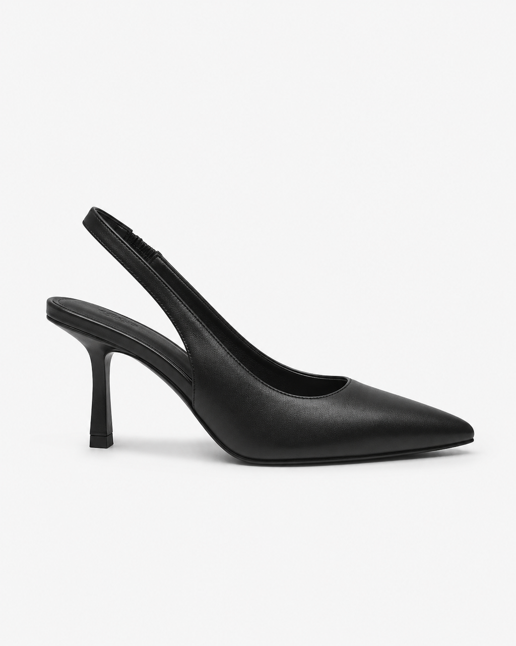 Décolleté Slingback a Punta con Tacco Kitten