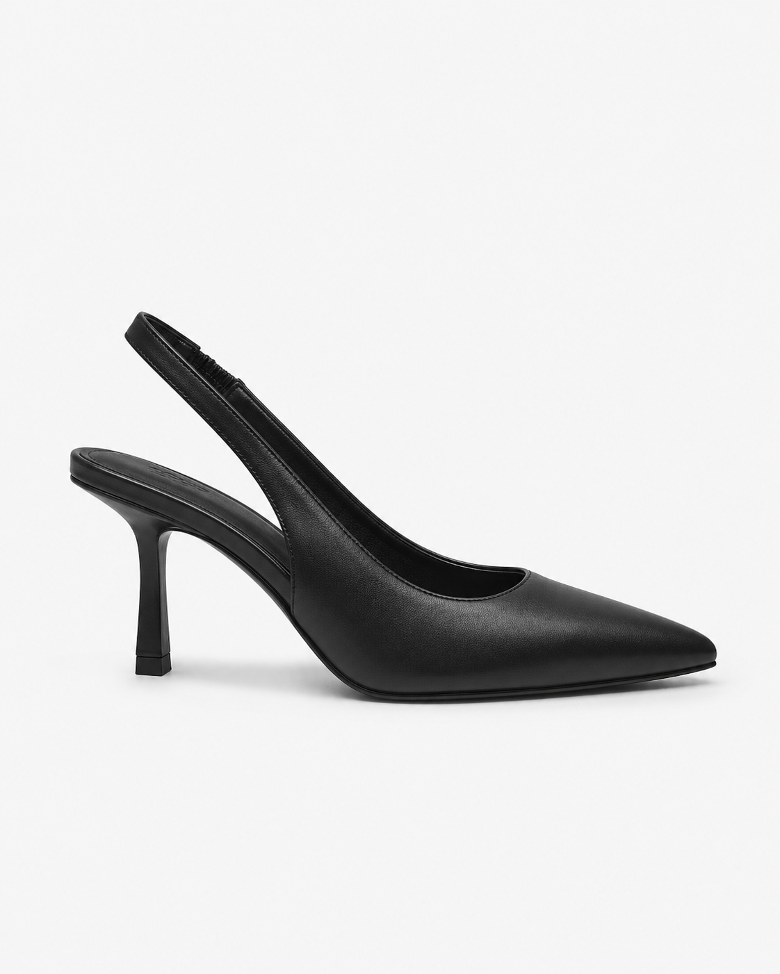 Décolleté Slingback a Punta con Tacco Kitten