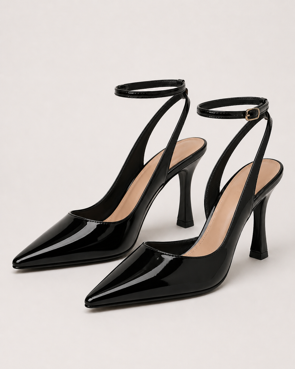 Décolleté Slingback a Punta con Cinturino