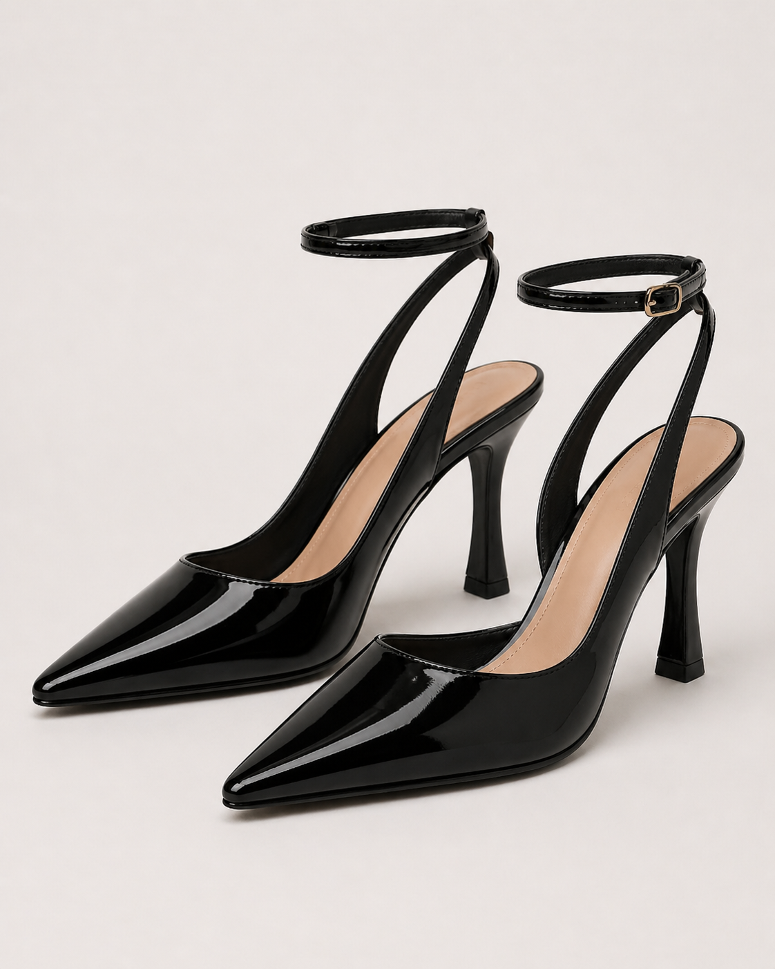 Décolleté Slingback a Punta con Cinturino